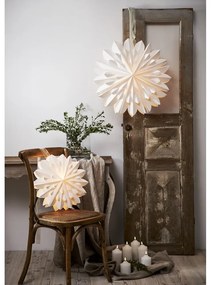 Biela vianočná svetelná dekorácia ø 40 cm Clipp - Star Trading