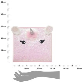 Úložný box Unicorn, 29x29x29 cm, ružová