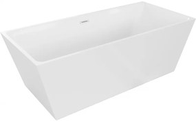 Mexen Lita, voľne stojaca vaňa 170 x 75 cm, biela, biely prepad, 52121707500-20
