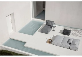 Svetrlosivý zahradný puf Blomus Cloud