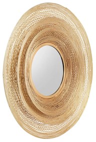 Wire zrkadlo zlaté Ø 61cm