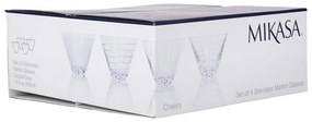 Súprava 4 pohárov na martini Mikasa Cheers