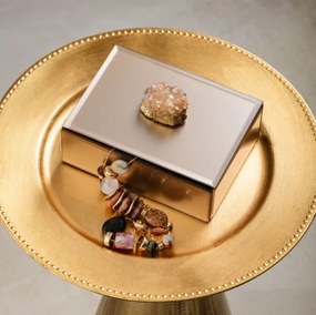 Šperkovnica PIERRE ružová s kameňom 705236