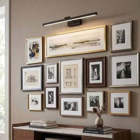 Toolight Toolight, LED nástenné svietidlo, 80cm, 13W, 4000K, 500lm, APP1868-1W, čierna matná, OSW-66024