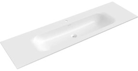 Mexen Vela, umývadlo na zapustenie 161 x 46,5 cm, biela lesklá, 25231600