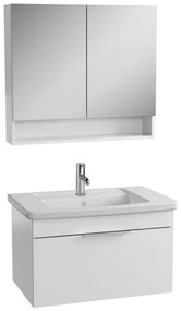 Kúpeľňová skrinka s umývadlom VitrA Mia 80x49x45 cm biela lesk 10149, 1 ks