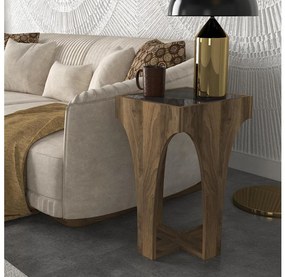 Odkladací stolík LITUS 58x37 cm hnedá