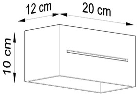 Sollux Nastenné svietidlo LOBO MAXI white SL_0528