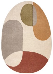 Koberec FUSION Shape 5706 krémový / tehlový