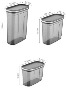 Dózy v súprave 9 ks na potraviny – Hermia