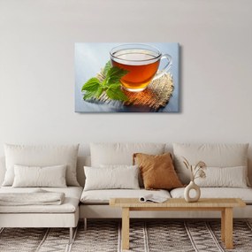 Obraz šálky s čajom (90x60 cm)