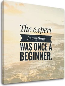 Motivačný obraz na stenu The expert in anything