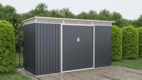 Záhradný domček G21 GRAH 483 - 340 x 142 cm, antracitový