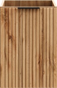 Comad Doplnková kúpeľňová skrinka nízka s košom Adel Oak 40 dub wotan