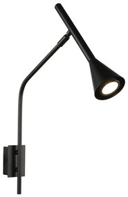 Moderná nástenná lampa Gygnus čierna