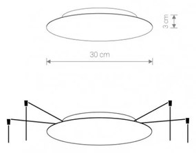 CAMELEON CANOPY A  WH 8566, ø30 cm