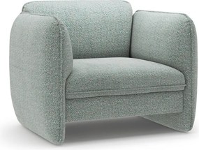 Modré ženilkové kreslo Georgia – Micadoni