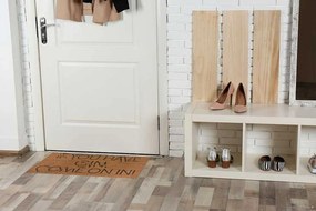 Hanse Home, Rohožka If you have gin, come on in 105661 – na von aj na doma, 45x75, hnedá, chodba / predsieň