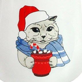 Toro Keramický hrnček Xmas Cat, 290 ml