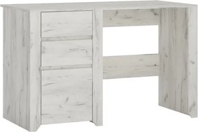 Sconto Písací stôl ANGEL 80 dub craft biely