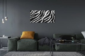 Obraz na plátne zebra fur 125x50 cm
