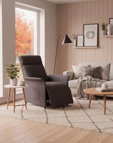 Kreslo Torro elektricky polohovateľné (grafit)