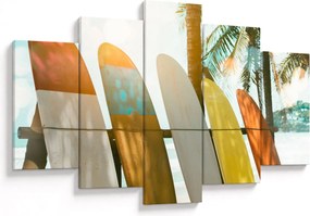 Obraz - Surfovacie dosky (150x105 cm)