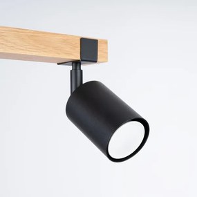 Sollux SL.1344 - Bodové svietidlo FAGER 2xGU10/10W/230V čierna