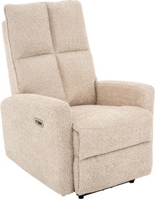 XXXLutz RELAXAČNÉ KRESLO, textil, béžová Livetastic - Online Only obývacie izby - 002381042501