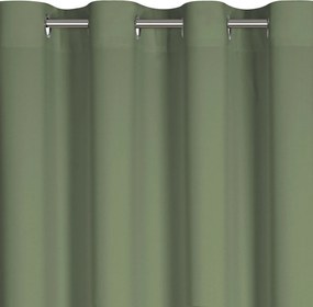 KRÁTKY ZÁVES NA KRÚŽKOCH RITA 140X175 CM OLIVOVÁ