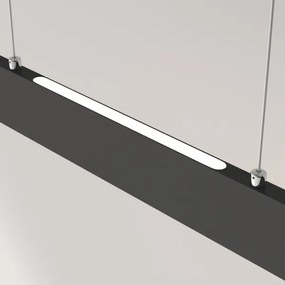 Maytoni P010PL-L23B4K - LED Luster na lanku STEP LED/23W/230V 4000K 91 cm čierna