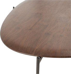 Konferenčný stolík v tmavo prírodnej farbe 97x121 cm Kota – WOOOD