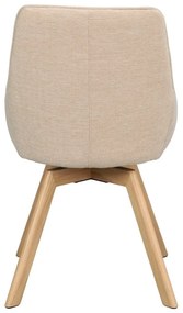 Béžové jedálenské stoličky v súprave 2 ks Alison – Rowico