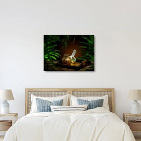 Sklenený obraz spa vecí (70x50 cm)