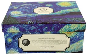 Sada šálků s podšálkem espresso Van Gogh STARRY NIGHT 2 ks 90 ml modrá