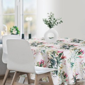 ZÁHRADNÝ VODEODOLNÝ OBRUS GARDEN (FI) 150 CM KVETY