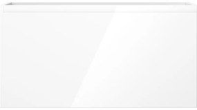 Mexen Orio, kúpeľňová skrinka 90 cm, 1 zásuvka, biela lesklá, 91A10-09047-1-BF00