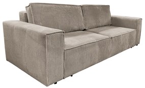 Rozkladacia pohovka, sivobéžová Taupe, HARPERA BIG SOFA