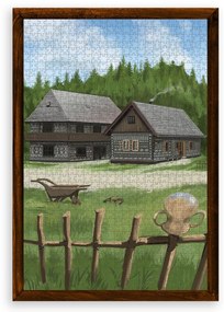 Puzzle Čičmany - 1000 dielikové (48x68cm) - 39,9€