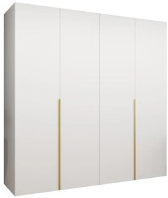 Skriňa Alicante I 200 biela/zlatá