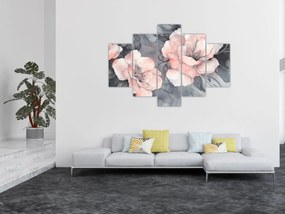 Obraz - Séria kvetov (150x105 cm)