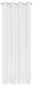 ZÁCLONA NA KRÚŽKOCH ELLISSA 140X250 CM BIELA
