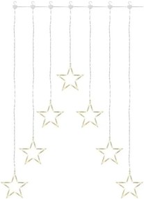 LED vianočný záves 70xLED/3,6W 567x125 cm teplá biela