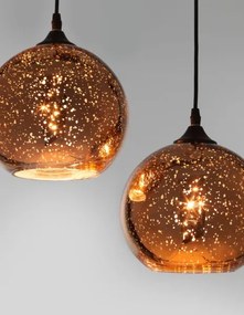 Rustikálny luster Blaze 35 medená