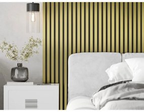 Mexen Lam-B, stenové lamely 275 × 31,5 cm, HDF doska 4 mm, zlatá, S100-275317-2812-057