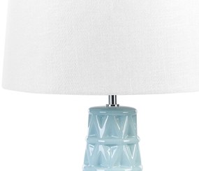 Keramická stolná lampa modrá VINCES Beliani