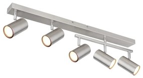 Globo 57911-5 - Bodové svietidlo ROBBY 5xGU10/35W/230V matný chróm