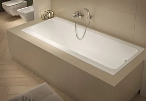 Cersanit Crea Slim akrylátová vaňa 150x75cm + nožičky, biela, S301-233