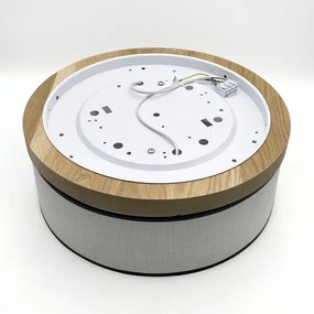 Brilagi - LED Stropné svietidlo BELLADONNA 2xE27/15W/230V pr. 40 cm biela/dub