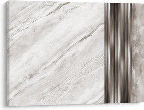 Obraz - Mramor so striebornými linkami (70x50 cm)